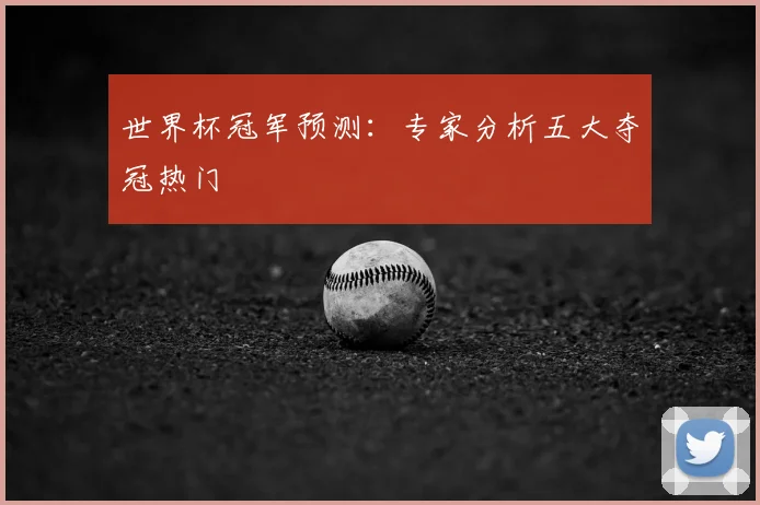 世界杯冠军预测:专家分析五大夺冠热门